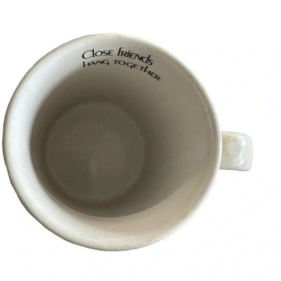 Vintage Close Friends hang Together coffee cup - Picture 3 of 4